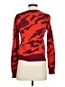 CAbi Animal Print Red Pullover Sweater Size XS - photo 2