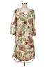 Intrigue 100% Polyester Floral Ivory Casual Dress Size S - photo 1