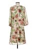 Intrigue 100% Polyester Floral Ivory Casual Dress Size S - photo 2