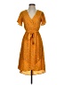 Sienna Sky 100% Polyester Paisley Orange Casual Dress Size XS - photo 1