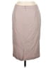 St. John Collection Solid Gray Tan Formal Skirt Size 8 - photo 2