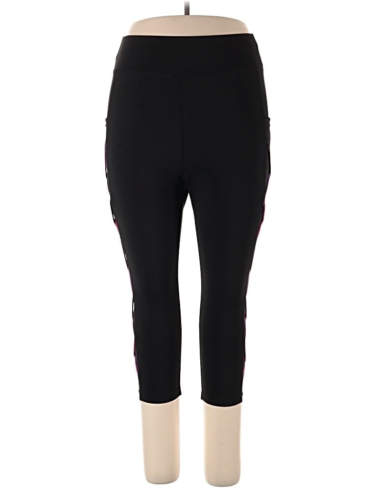 Pre-owned Pop Fit Active Pants In Black
