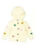 Old Navy Hearts Yellow Cardigan Size 12-18 mo - photo 1