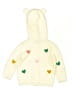 Old Navy Hearts Yellow Cardigan Size 12-18 mo - photo 2