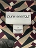 Pure Energy 100% Polyester Chevron-herringbone Black Long Sleeve Blouse Size 0X - photo 7