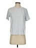 Shein Solid Silver Short Sleeve T-Shirt Size S - photo 1