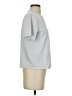 Shein Solid Silver Short Sleeve T-Shirt Size S - photo 4