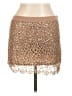 Foreign Exchange 100% Polyester Animal Print Tan Formal Skirt Size L - photo 1