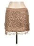 Foreign Exchange 100% Polyester Animal Print Tan Formal Skirt Size L - photo 2
