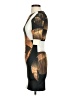 Clover Canyon Graphic Brown Cocktail Dress Size XS - photo 5