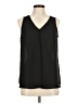 Apt. 9 100% Polyester Black Sleeveless Blouse Size M - photo 1