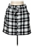 Jolt Plaid Gray Casual Skirt Size L - photo 1