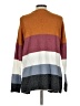Pink Rose Color Block Brown Cardigan Size L - photo 2