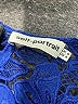 Self-Portrait Blue Lace Pattern Knee-Length Dress Size 4 - photo 9