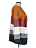 Pink Rose Color Block Brown Cardigan Size L - photo 4