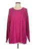 Just Fab Pink Pullover Sweater Size M - photo 1