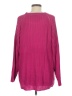 Just Fab Pink Pullover Sweater Size M - photo 2