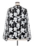 Beacon Floral Silver Long Sleeve Blouse Size 3X - photo 2