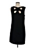 Oleg Cassini 100% Polyester Color Block Black Casual Dress Size 6 - photo 2