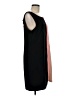 Oleg Cassini 100% Polyester Color Block Black Casual Dress Size 6 - photo 4