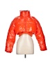 Zara 100% Polyester Orange Snow Jacket Size L - photo 1