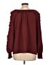Max Studio 100% Polyester Burgundy Long Sleeve Blouse Size L (estimated) - photo 2