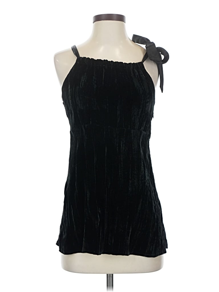 Pre-owned Ivy Jane Tank Top Black Halter Neckline Tops