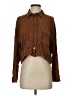 BDG 100% Viscose Brown Long Sleeve Blouse Size S - photo 1