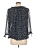 Tamara H. 100% Polyester Blue 3/4 Sleeve Blouse Size L - photo 2