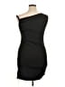 Unbranded Solid Black Cocktail Dress Size XL - photo 2