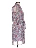 DKNYC 100% Polyester Paisley Pink Purple Casual Dress Size L (estimated) - photo 4