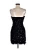 70°F/21°C 100% Polyester Stars Black Cocktail Dress Size L - photo 2