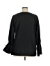 Unbranded 100% Polyester Black 3/4 Sleeve Blouse Size 1X - photo 2
