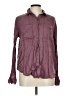Mudd 100% Rayon Burgundy Long Sleeve Button-Down Shirt Size L - photo 1