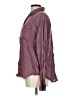 Mudd 100% Rayon Burgundy Long Sleeve Button-Down Shirt Size L - photo 5
