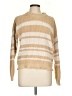 Veda Stripes Tan Pullover Sweater Size L - photo 1