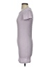 Elodie Solid Gray Casual Dress Size XS - photo 5