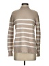Bailey 44 Stripes Tan Turtleneck Sweater Size S - photo 1