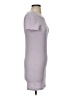 Elodie Solid Gray Casual Dress Size XS - photo 4