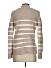 Bailey 44 Stripes Tan Turtleneck Sweater Size S - photo 2