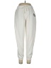 No Comment 100% Polyester Ivory Sweatpants Size L - photo 1