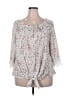 I.N. Studio Ivory 3/4 Sleeve Blouse Size 2X - photo 1