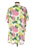 Jodifl 100% Polyester Pink Green Short Sleeve Blouse Size S - photo 2