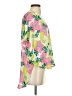 Jodifl 100% Polyester Pink Green Short Sleeve Blouse Size S - photo 4