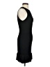 Unbranded Solid Black Cocktail Dress Size S - photo 4