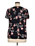 Lane Bryant Floral Black Short Sleeve Blouse Size 14 - 16 Plus - photo 2
