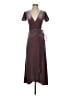 BHLDN Burgundy Cocktail Dress Size XS - photo 1