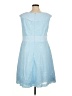 JJ's House 100% Polyester Blue Cocktail Dress Size XL (estimated) - photo 2