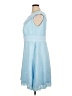 JJ's House 100% Polyester Blue Cocktail Dress Size XL (estimated) - photo 5