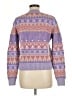 &merci Print Purple Pullover Sweater Size M - photo 2